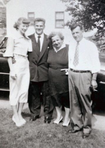 Marylin Waag, Ed Beckman, Clara and Carl Beckman